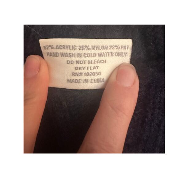 Taylor Swift Midnights Navy Cardigan Sweater with Blue Stars, XL/2XL - Picture 6 of 7